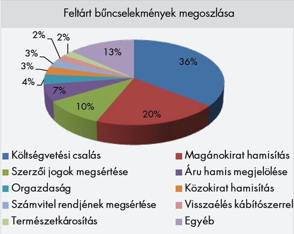 apeh vizsgálat - bűncselekmények feltárása
